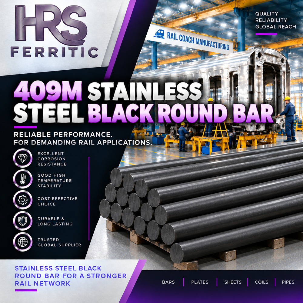 409M Black Round Bar