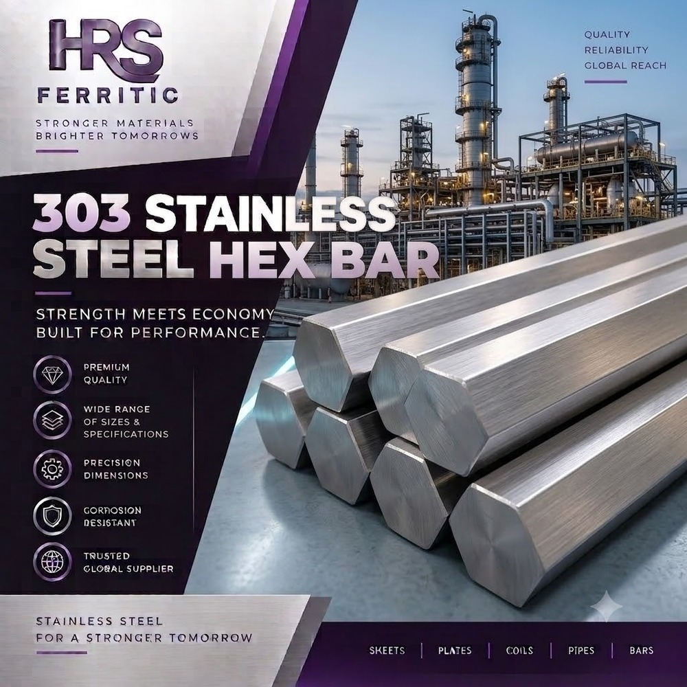 303 SS HEX Bar