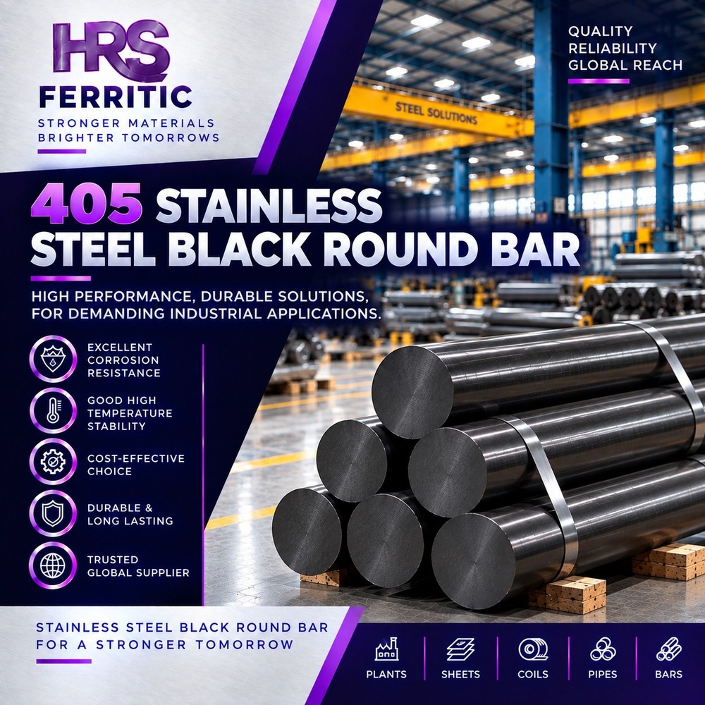 405 Black Round Bar