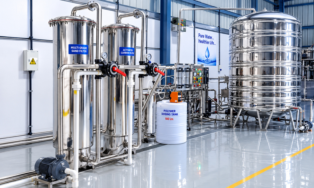 4000 LPH RO Mineral Water Plant