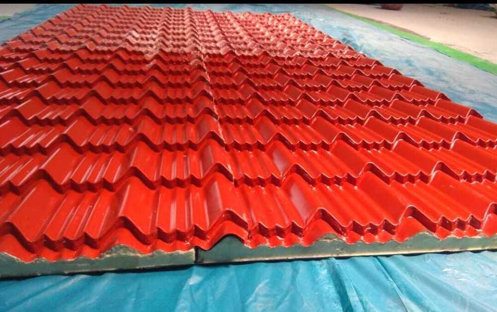 Tile Puf Sandwich Panel - Application: Walls