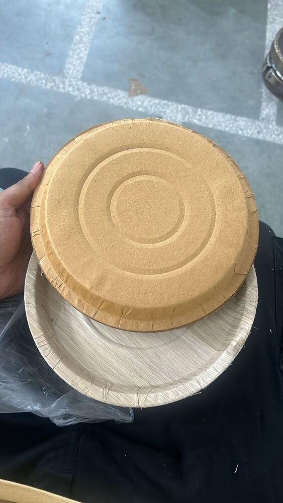 Kraft Finish Disposable Round Plat
