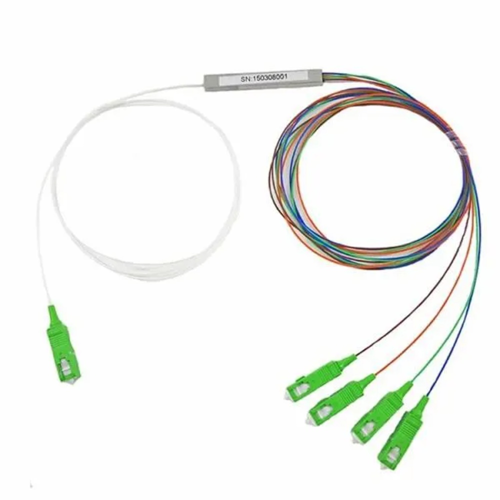 1X4 Plc Optical Fiber Splitter With Connector - Application: Telecommunication Broadband