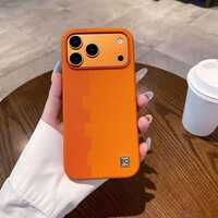 Textured Orange Iphone Case