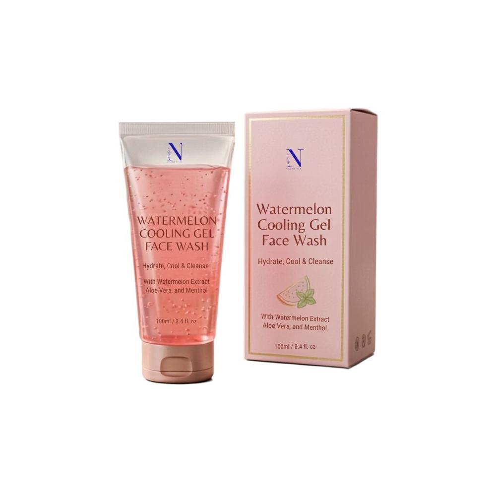 Watermelon Cooling Gel Face Wash - Attributes: Smudge Proof