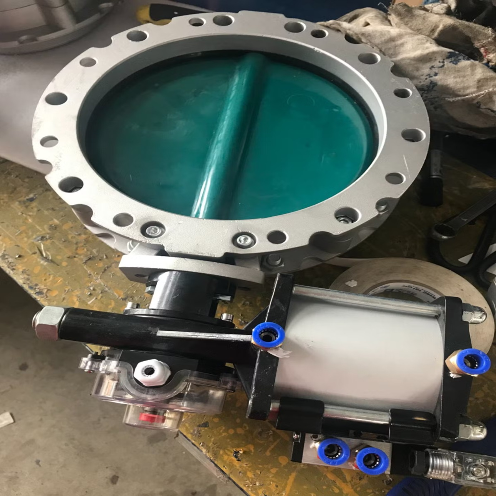 Pneumatic CEMENT Butterfly Valve