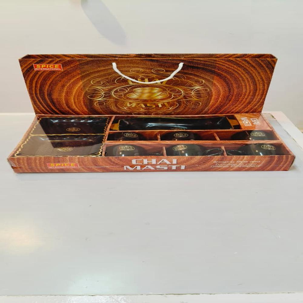 Tea Cup Set - Ceramic Type: Premium Glazed Ceramic With Smooth & Glossy Finish.