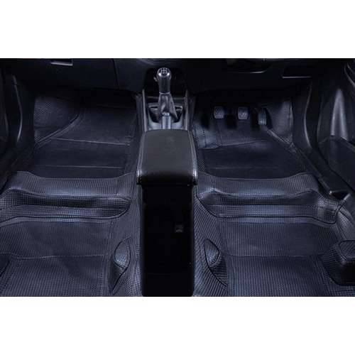 Black SLF Car Floor Lamination - Check Mate