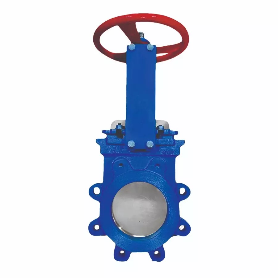 Resilient Seat Knife Gate Valve Wafer Type For Water Oil Gas - Application: Industrial