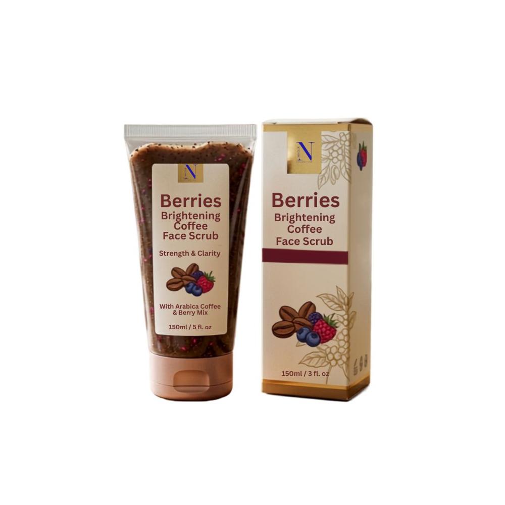 Berries Brightening Coffee Face Scrub - Attributes: Smudge Proof