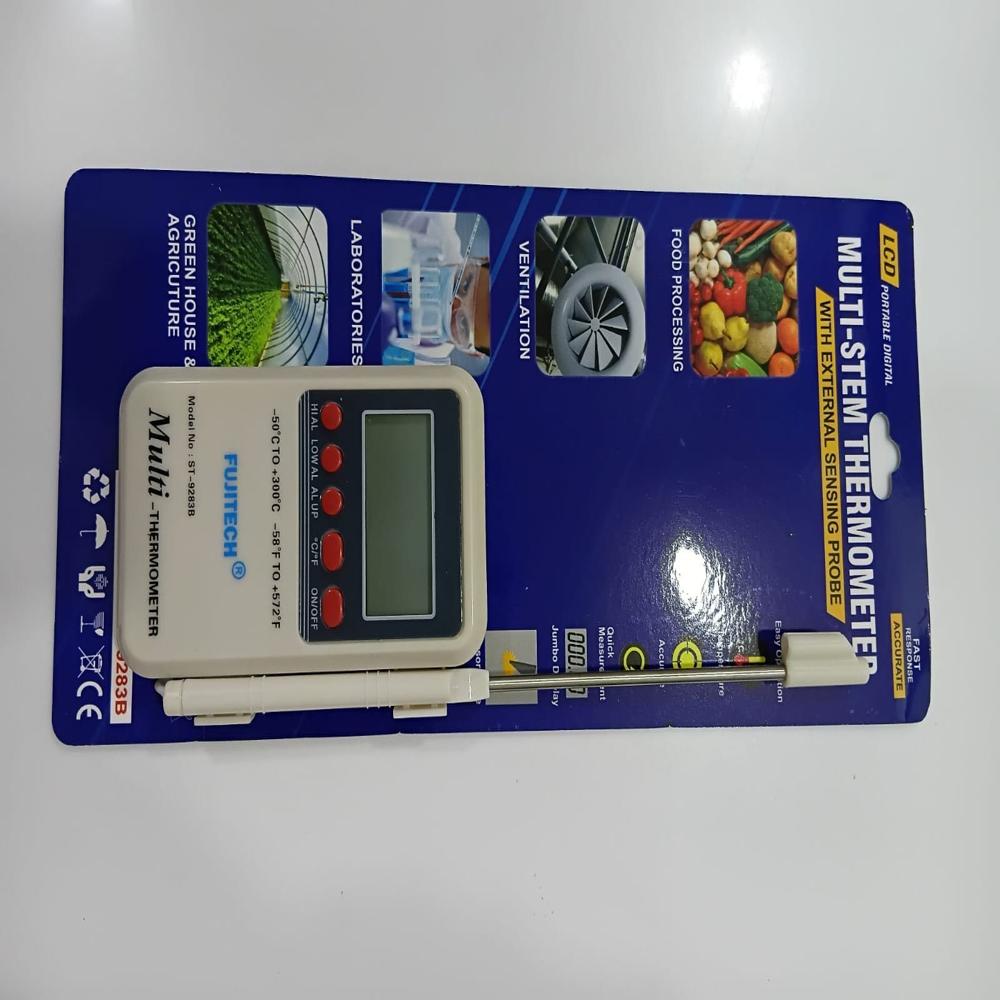 Fujitech St 9283b Multi Stem Thermometer - Accuracy: 1c