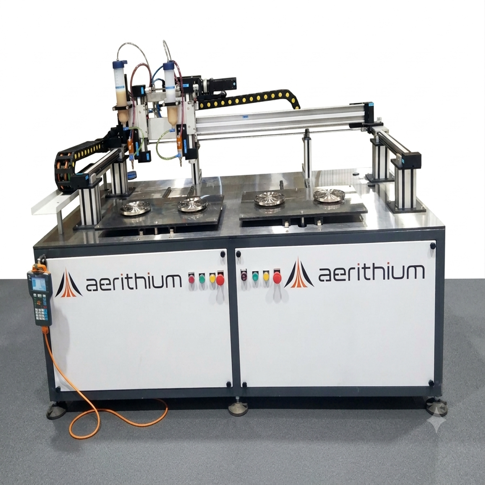 Dual Head Adhesive Dispensing Robot 