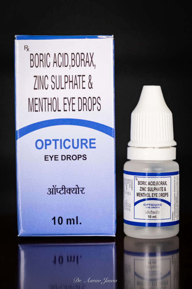 Opticure Eye Drop - Ingredients: Boric Acid 2%