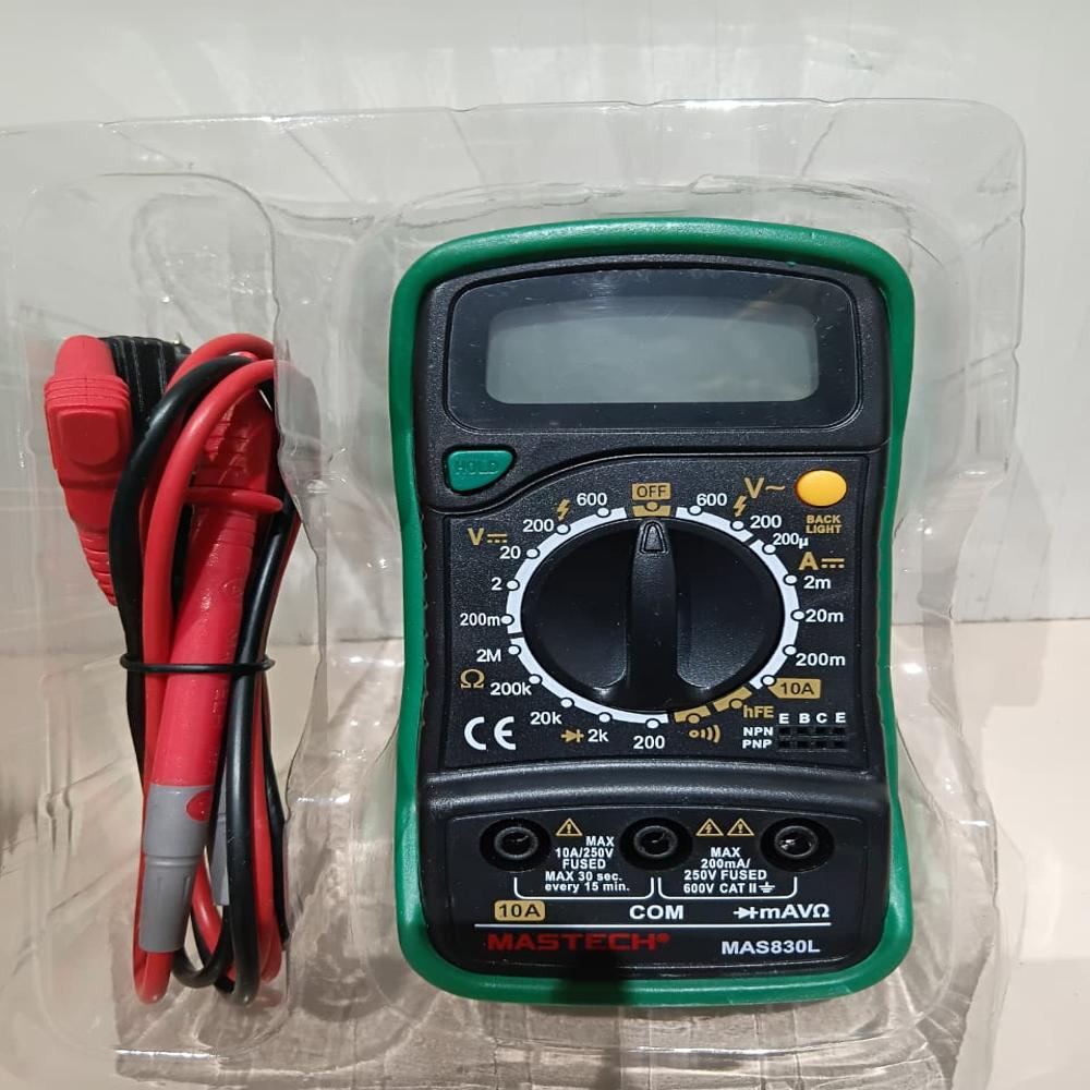 Mastech Mas830l Digital Multimeter - Capacity: 30 A