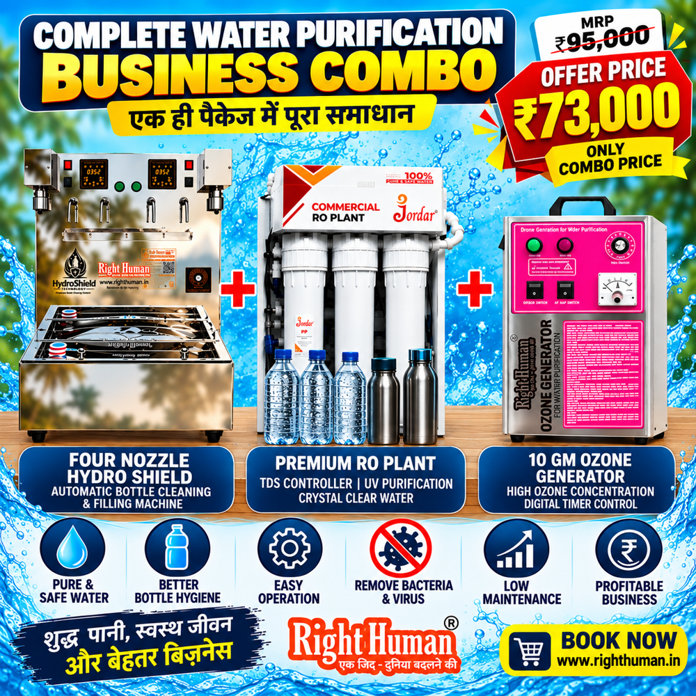 Water Bottle Filling Machine Combo - Filling Range: 200Ml To 1000Ml