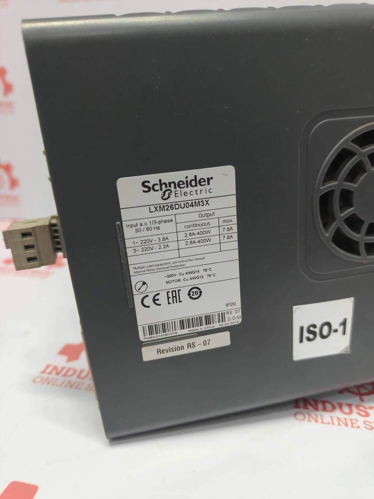 SCHNEIDER LXM26DU04M3X High-Performance Motion Servo Drive