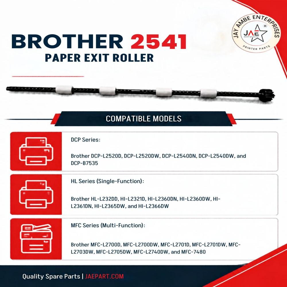 BROTHER 2541 PAPAER EXIT ROLLER
