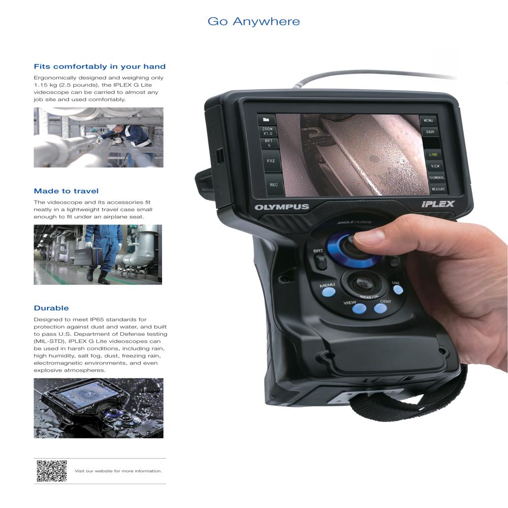 OLYMPUS IPLEX G LITE POWERFUL INDUSTRIAL VIDEOSCOPE