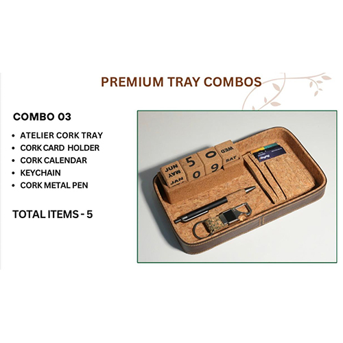 Cork Tray Combo Set