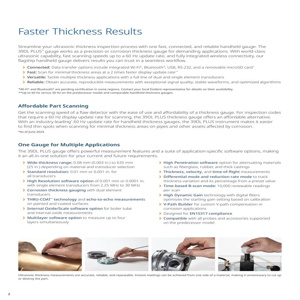 OLYMPUS 39DL PLUS Ultrasonic Thickness Gauge