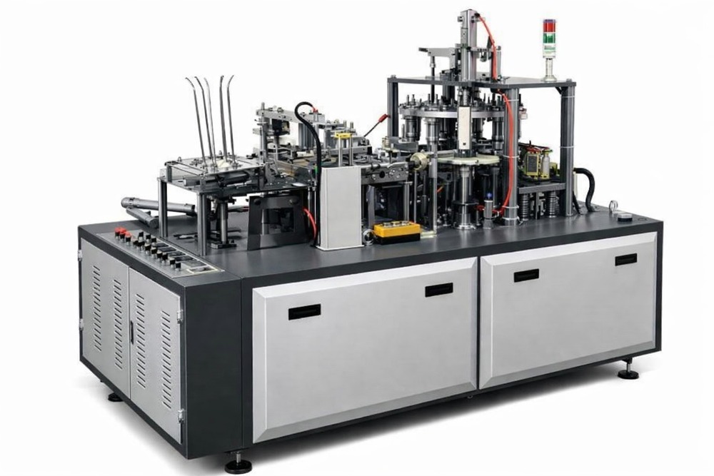 Paper cup forming machine