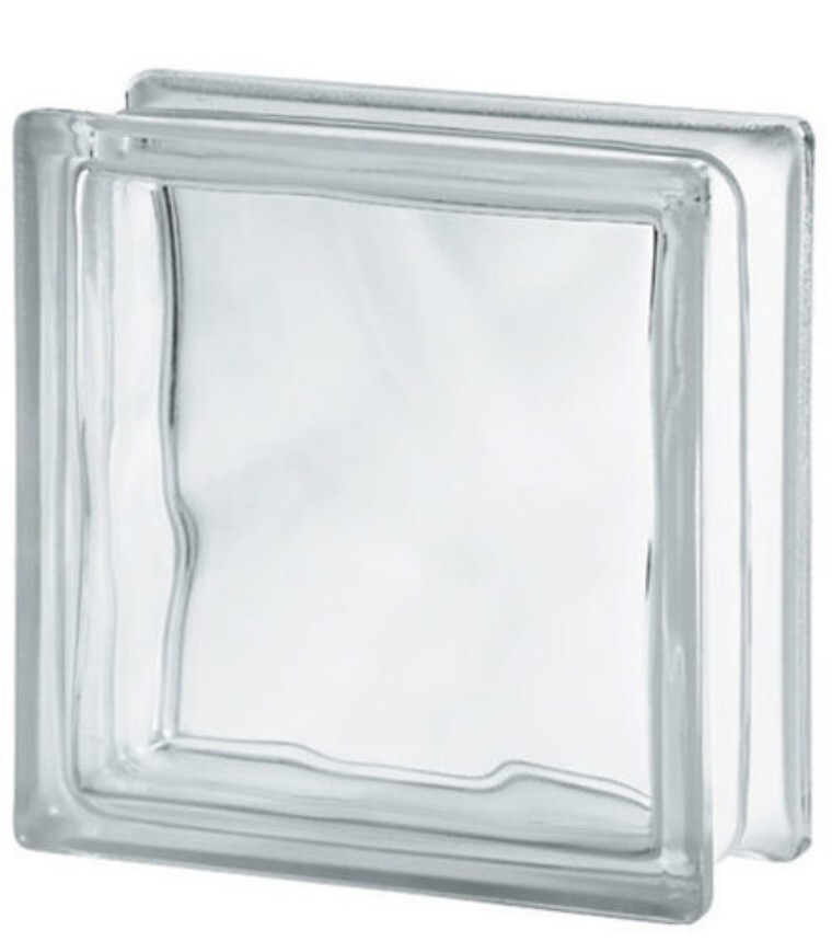 New Weavy Glass Bricks - Color: White