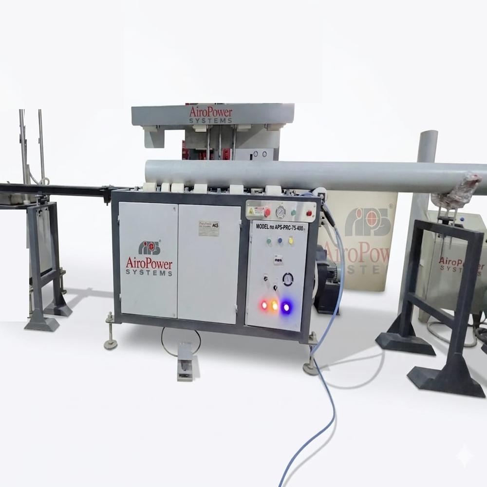 Airopower Macke Pvc Pipe Rotating Cutter Machine - Color: Blue/grey