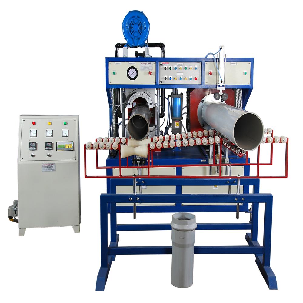 Aps- R 63-250 Swr Elastomeric Sealing Ring Joint Socket Belling Machine - Mild Steel/alloy, 63-250 Mm Diameter, Industrial Grey/blue, Plc Based Control, High Torque Drive