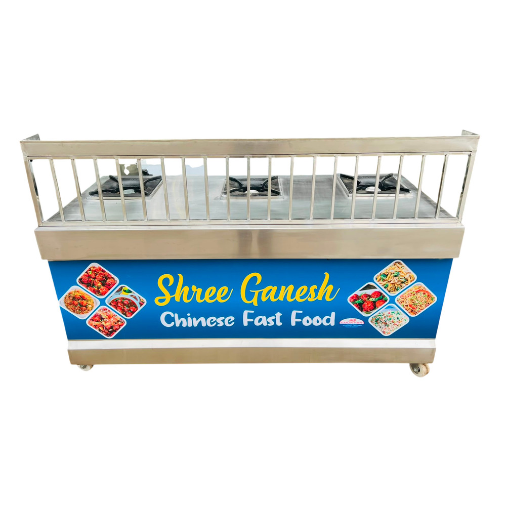 SS Chinese Fast Food Display Counter