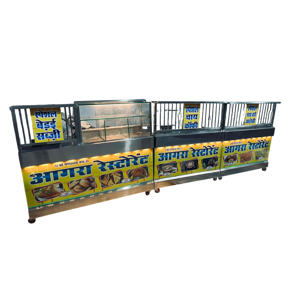 SS Fast Food And Snack Display Counter