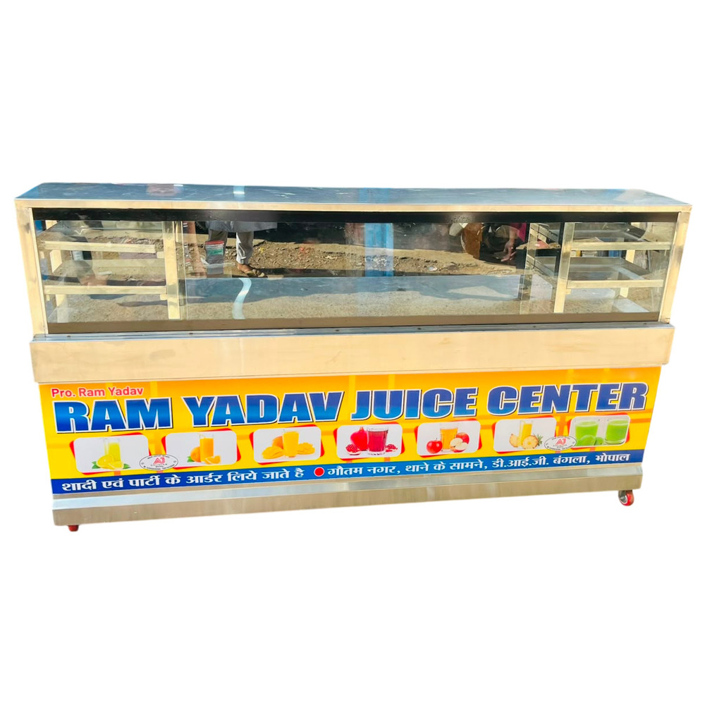 SS Juice Display Counter