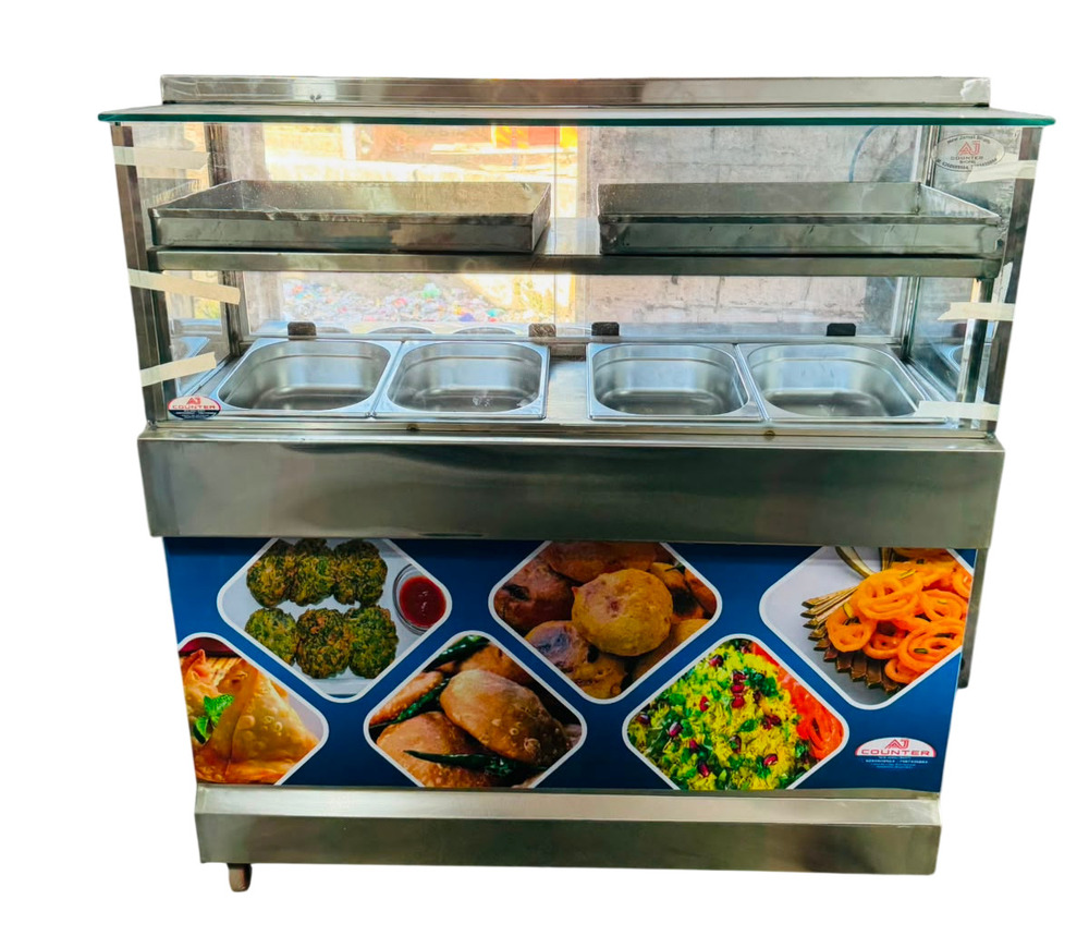 SS Commercial Food Display Counter