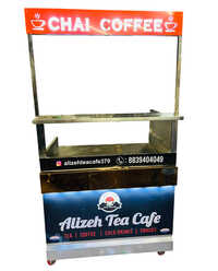 Stainless Steel Mobile Tea And Coffee Counter
