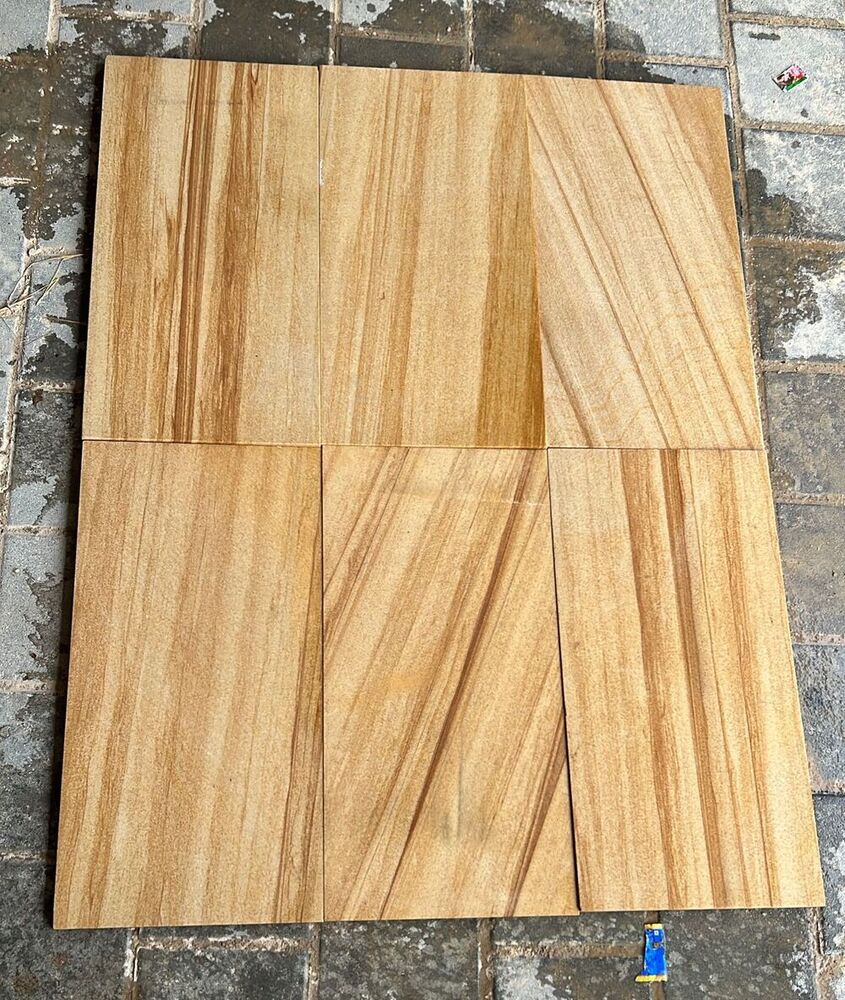 Teakwood Sandstone Wall Panel