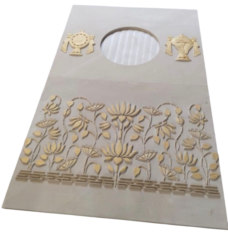 Gwalior Mint CNC Wall Cladding Tiles