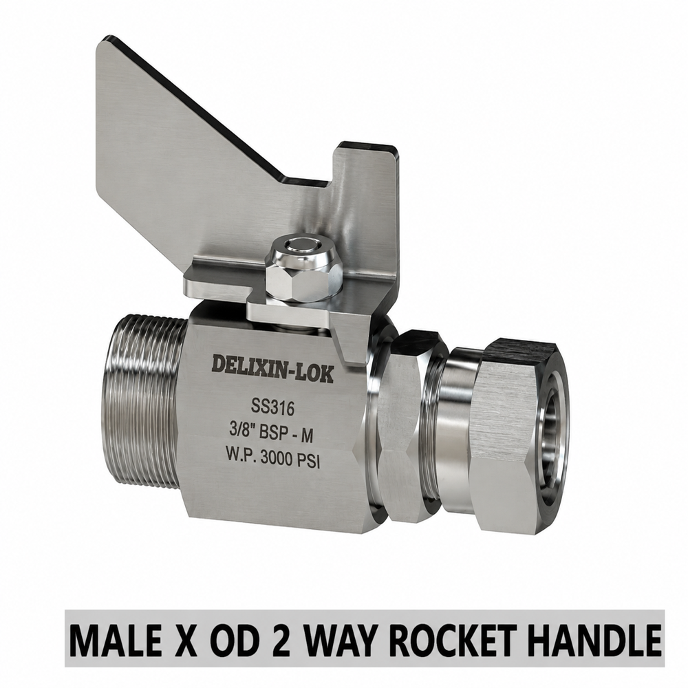 Delixin-lok Handle Ball Valve