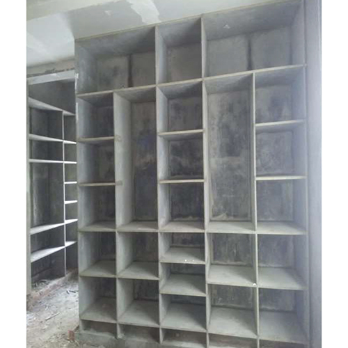 Groove Type Open Shelves Bison Wall Panel