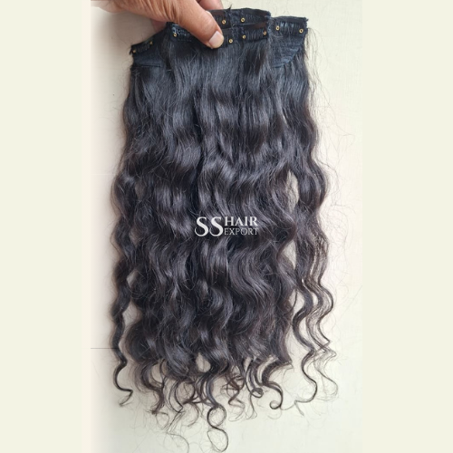 Clip In Hair Extension Styles Real Curly Afro Human Hair Vendor
