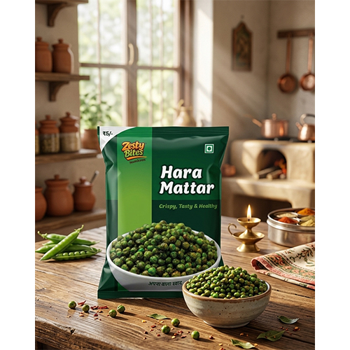 Zesty Bites Hara Mattar - Carbohydrate: 14 G Per 100g