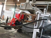Industrial Gas burner in Rotary Kiln