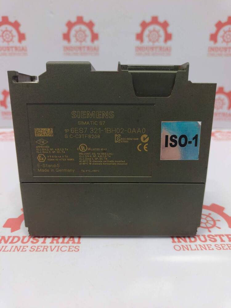 SIEMENS 6ES7321-1BH02-0AA0 SIMATIC S7-300 Digital Input Module (SM 321) Designed For Reliable Signal Processing In Industrial Automation