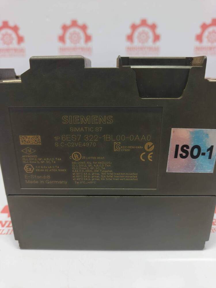 SIEMENS 6ES7322-1BL00-0AA0 SIMATIC S7-300 Digital Output Module (SM 322)