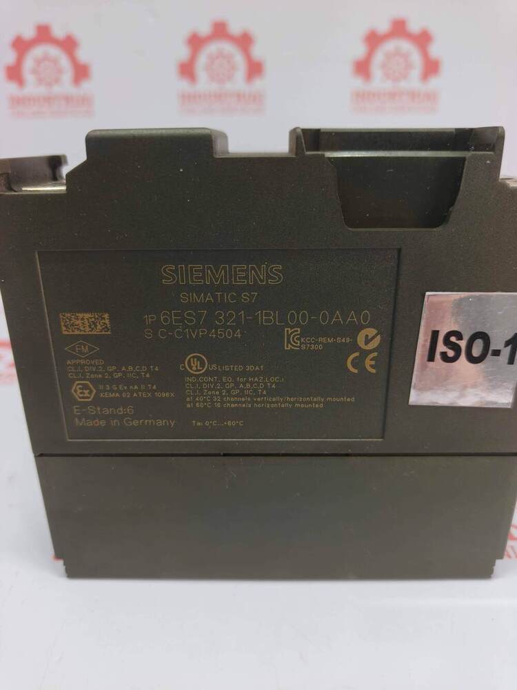 SIEMENS 6ES7321-1BL00-0AA0 SIMATIC S7-300 Digital Input Module (SM 321)