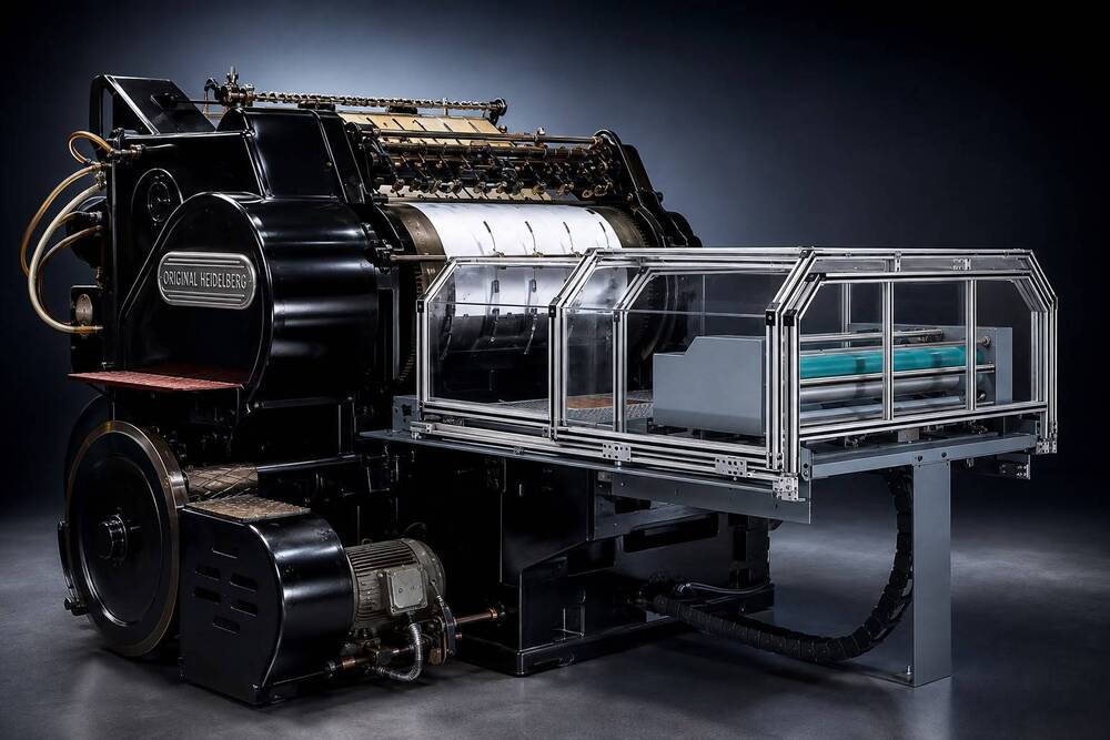 Foil Pulling Station For Die Cutting Machine