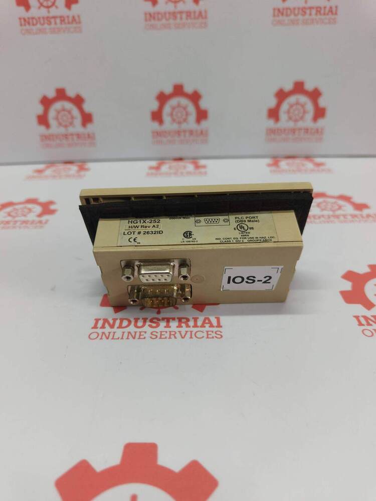 IDEC HG1X-252 Compact, 2-Line Character Text Display Operator Interface (HMI)