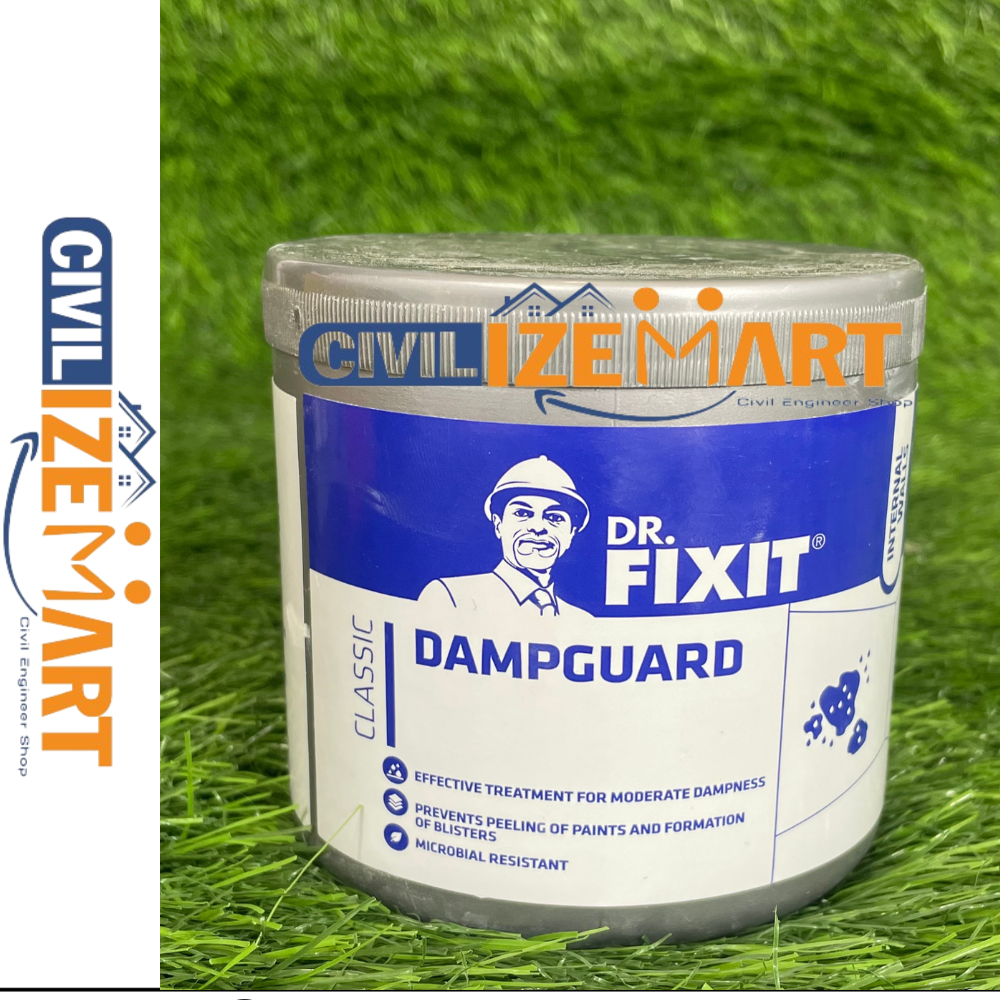 Dr.Fixit Dampguard Classic(1Kg) Waterproofing Coating - Application: Internal Walls