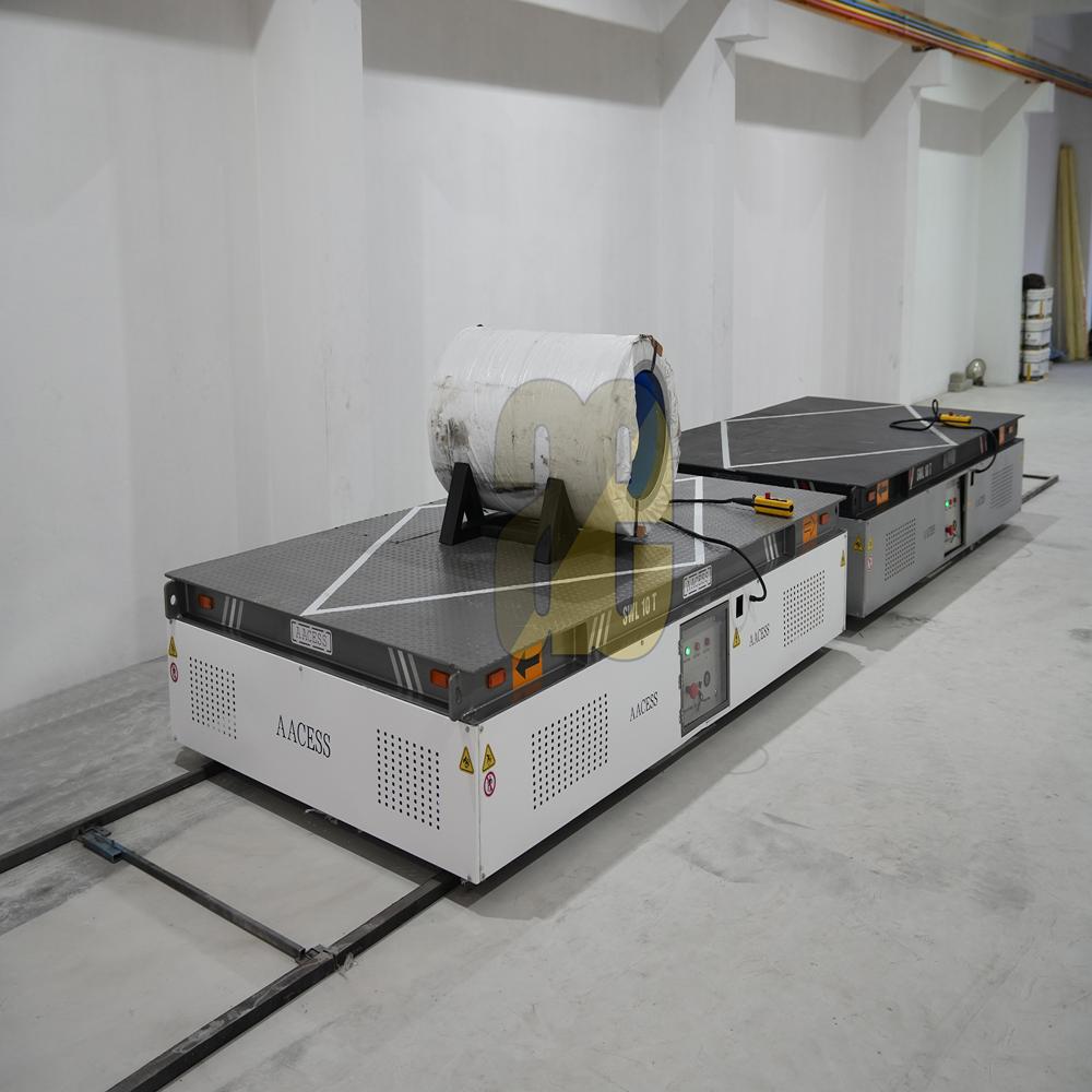 Battery Operated Coil Transfer Rail Guided Trolley