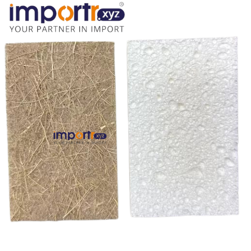 Coconut Fiber Sponge - Dimension (L*W*H): 10 8 3 Centimeter (Cm)