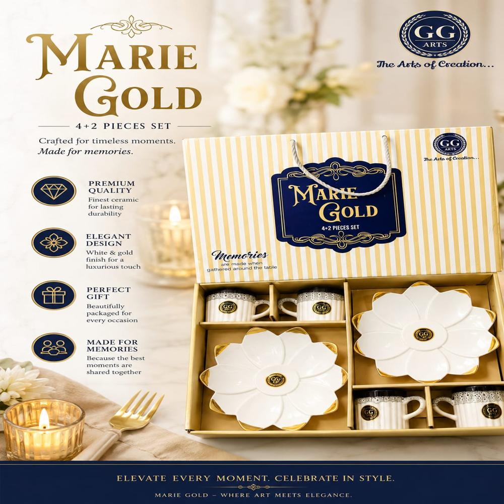 Gift Tea Set - Ceramic Type: Premium-quality Ceramic