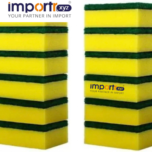 Dish Srub Sponge - Dimension (L*W*H): 12 8 3 Centimeter (Cm)